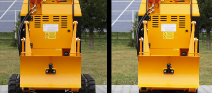 Stump cutter on tracked chassis with remote control   P 56 RX